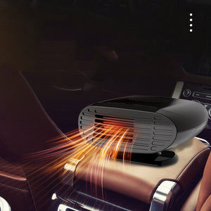 Mini 12V Car Electric Heater – Fast Defroster & Defogger with 360° Rotation | Free Shipping UAE