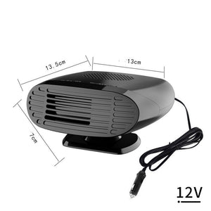 Mini 12V Car Electric Heater – Fast Defroster & Defogger with 360° Rotation | Free Shipping UAE