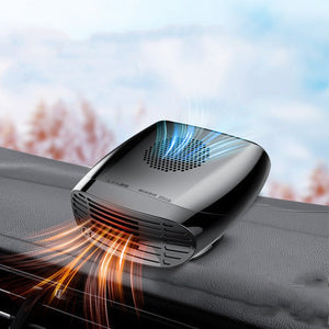 Mini 12V Car Electric Heater – Fast Defroster & Defogger with 360° Rotation | Free Shipping UAE